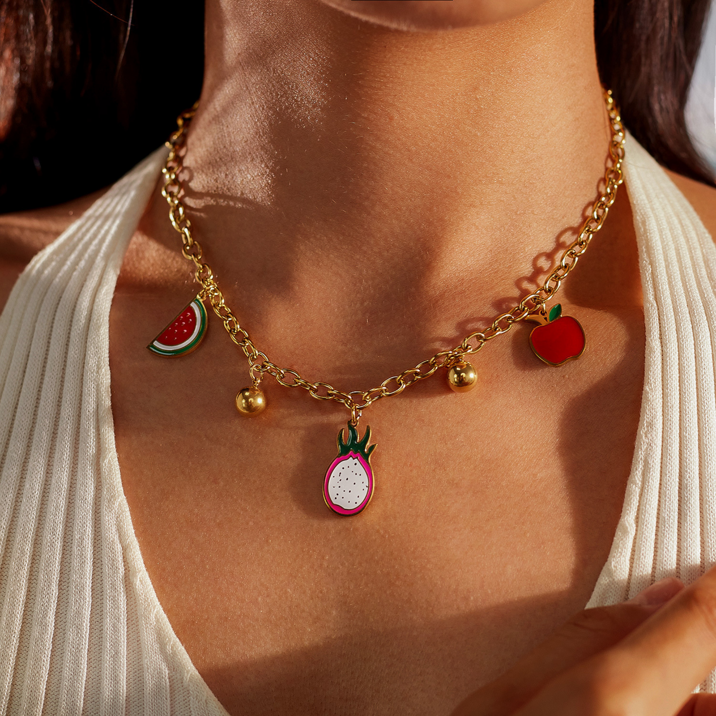 Dragon Fruit Charms™ | Collier