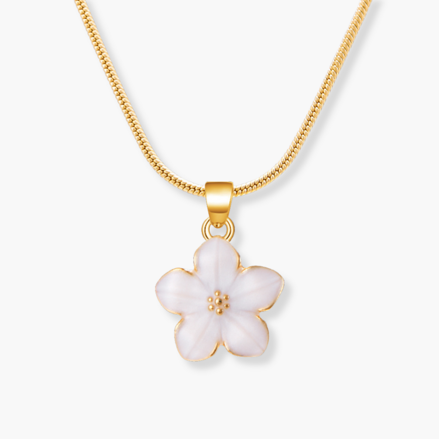 Blossia™ Blanc | Collier