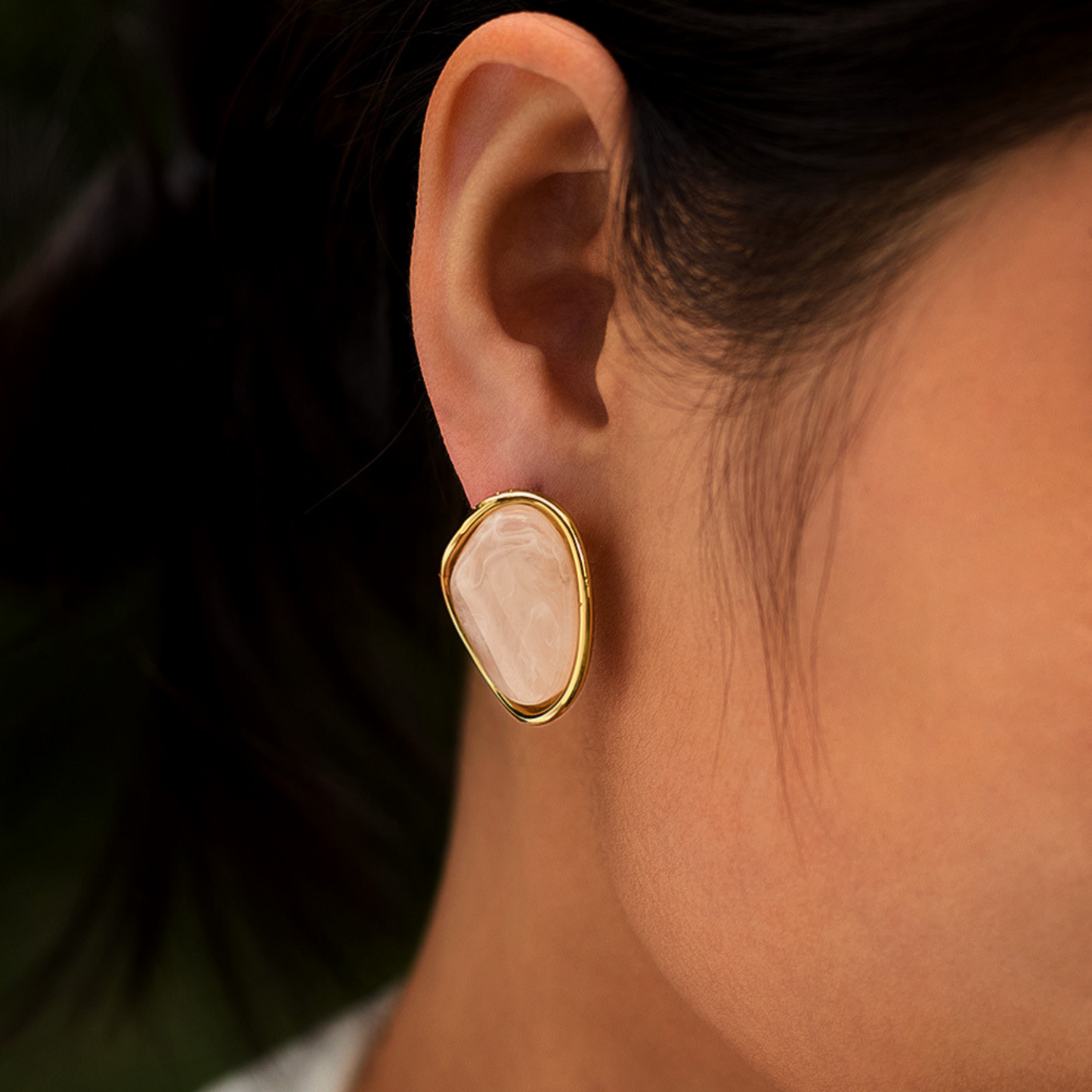 Naya Oval™ | Boucles d’oreilles