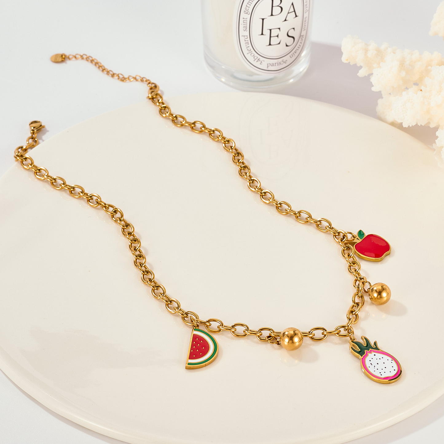 Dragon Fruit Charms™ | Collier