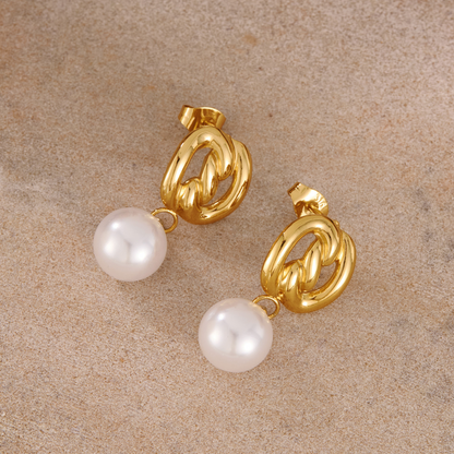 Élise Pearl™ | Boucles d’oreilles